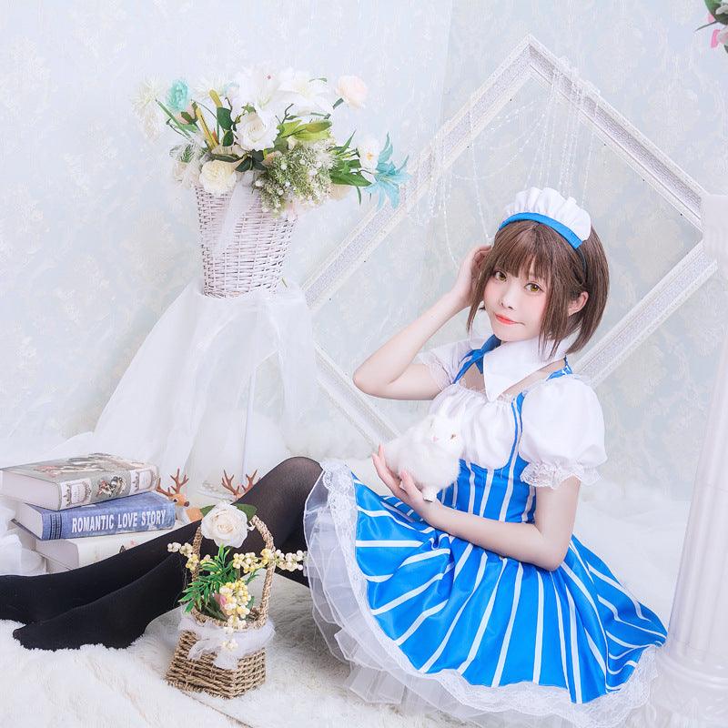 How to Raise a Boring Girlfriend Megumi Kato Maid Outfit Dress Anime Fancy Cosplay Costume