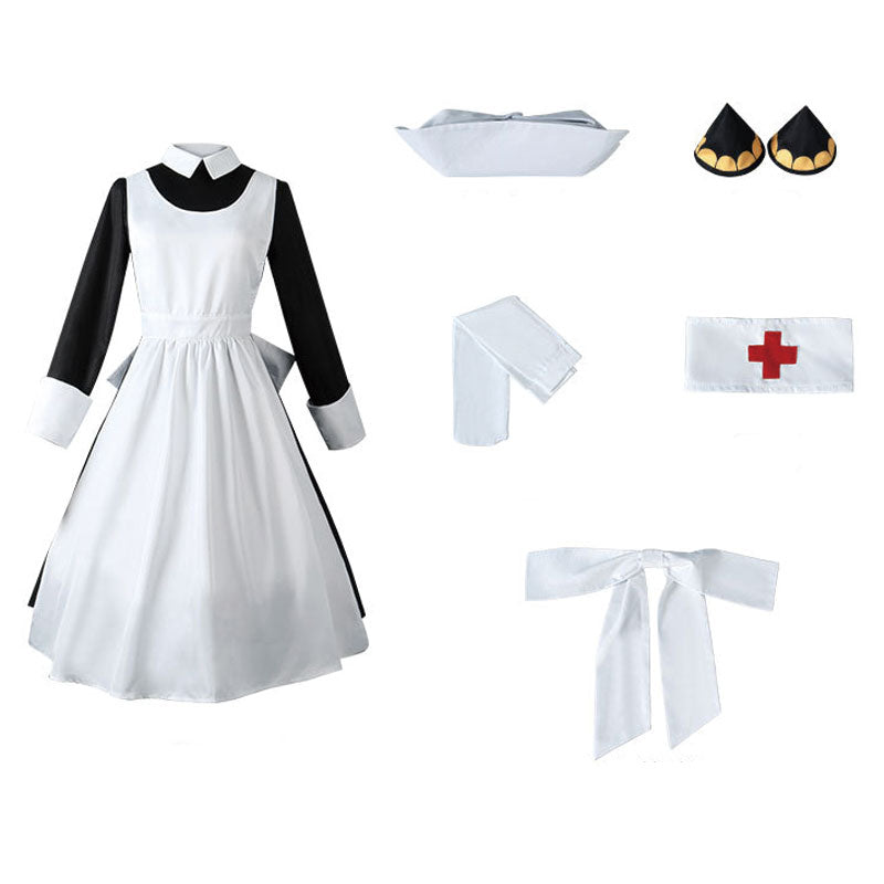 anime spy family anya forger maid dress cosplay costumes