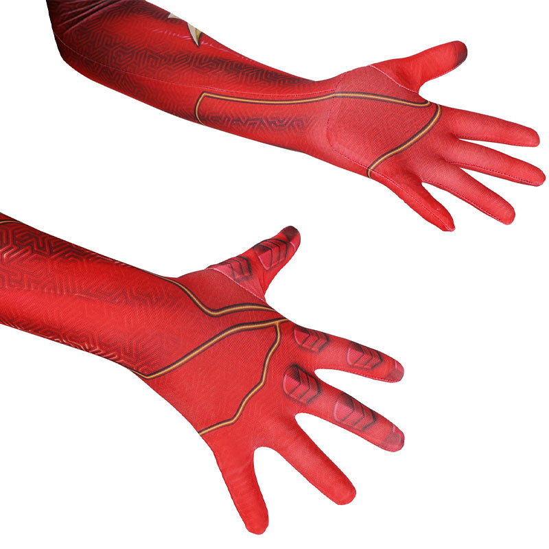 flashpoint barry allen the flash kids jumpsuit cosplay costumes