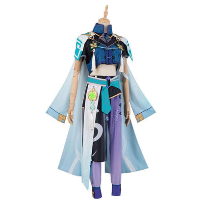 game genshin impact baizhu fullset cosplay costumes