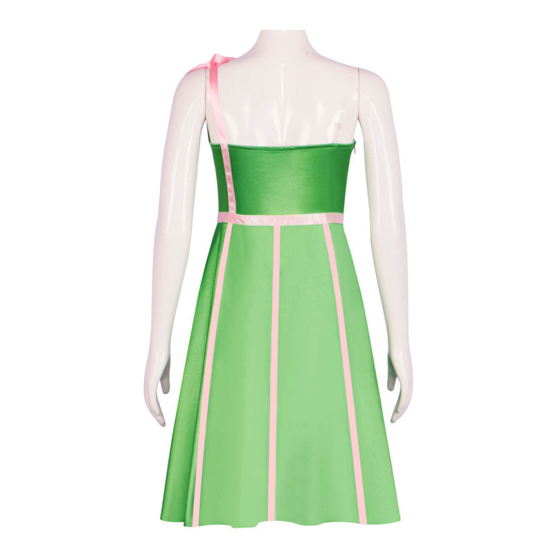 barbie movie 2023 barbie green dress cosplay costumes