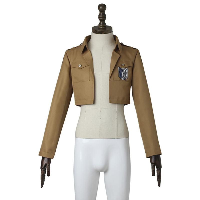 anime attack on titan eren jaeger the wings of freedom survey corps uniform set cosplay costume
