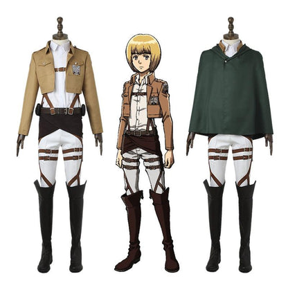 anime attack on titan armin arlert ttraining corps uniform set cosplay costume