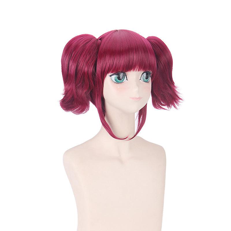 anime black butler meyrin wine red cosplay wigs