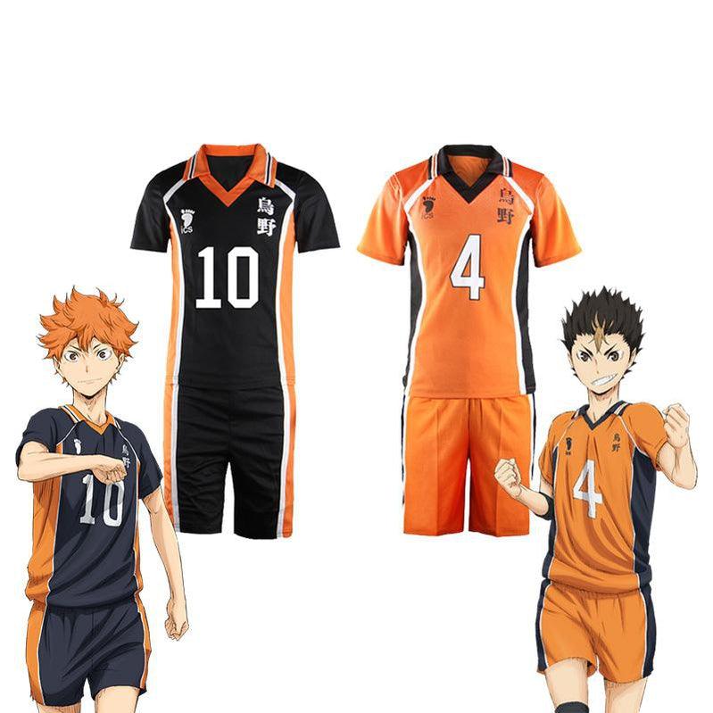 anime haikyuu karasuno high school volleyball club cosplay costume
