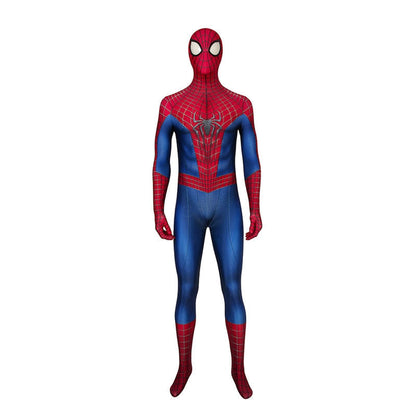 movie spider man the amazing spider man peter parker spiderman jumpsuit elastic force cosplay costume