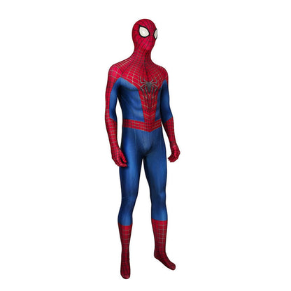 movie spider man the amazing spider man peter parker spiderman jumpsuit elastic force cosplay costume