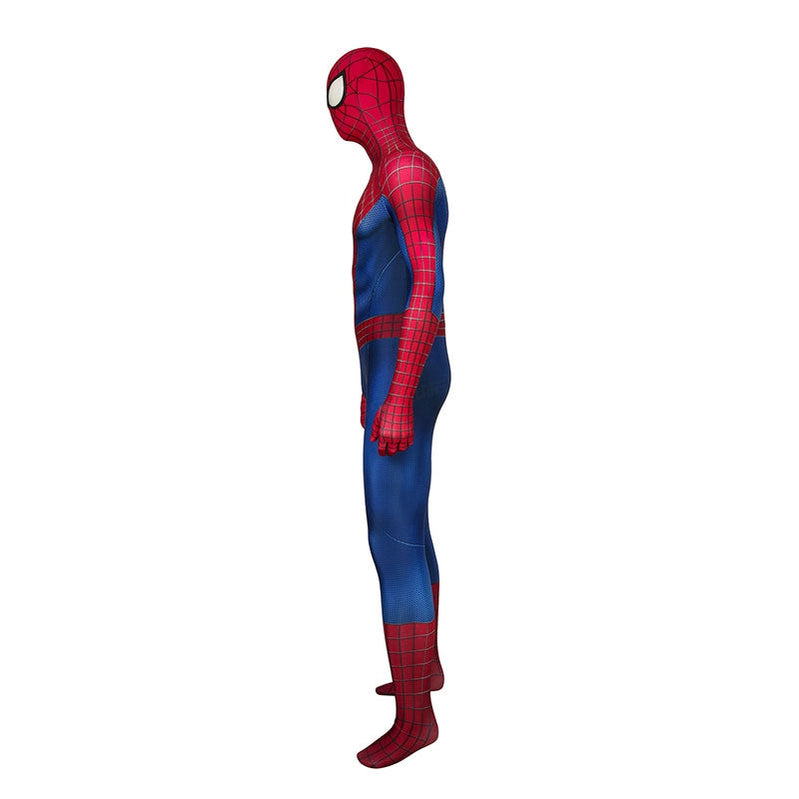 movie spider man the amazing spider man peter parker spiderman jumpsuit elastic force cosplay costume