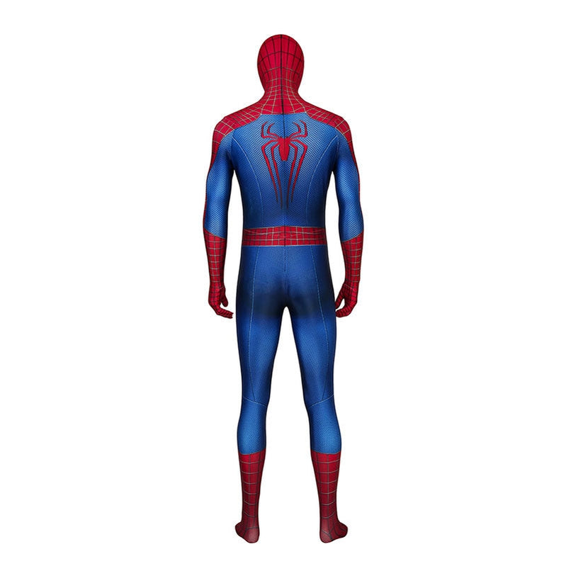 movie spider man the amazing spider man peter parker spiderman jumpsuit elastic force cosplay costume