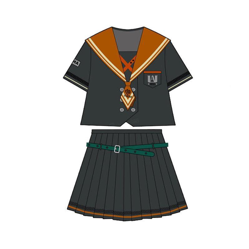 Anime My Hero Academia Female Katsuki Bakugo JK Uniform Cosplay Costume