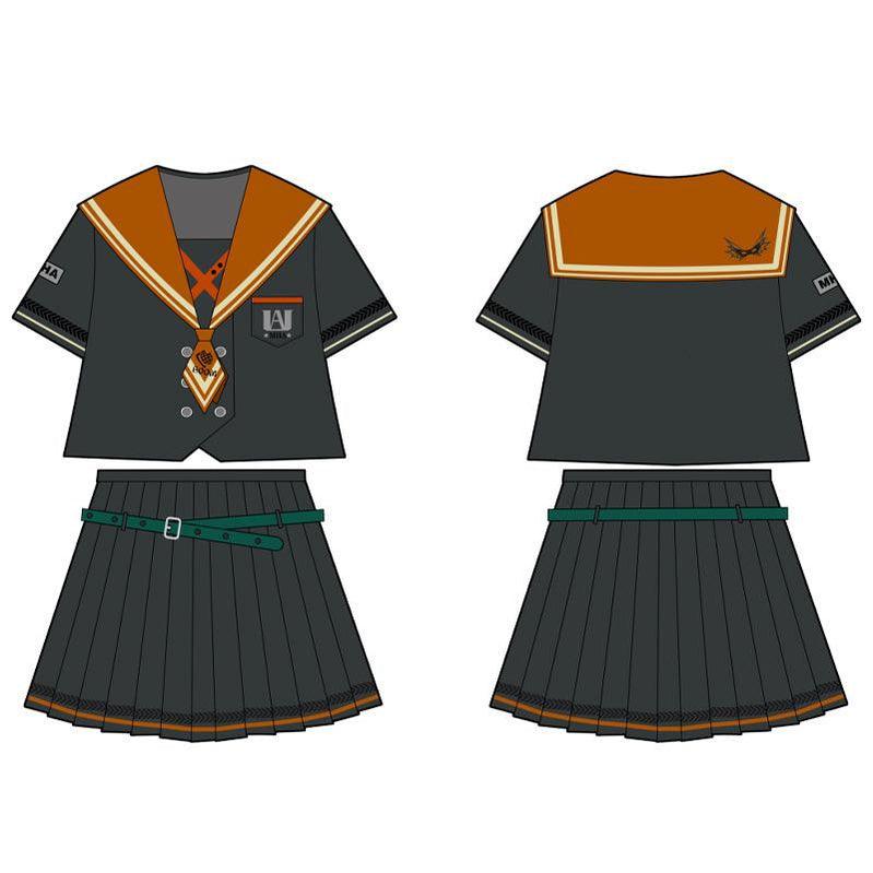 Anime My Hero Academia Female Katsuki Bakugo JK Uniform Cosplay Costume