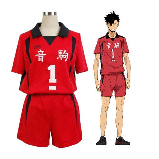 Anime Haikyuu Nekoma High School Kuroo Tetsurou Uniform Cosplay Costume