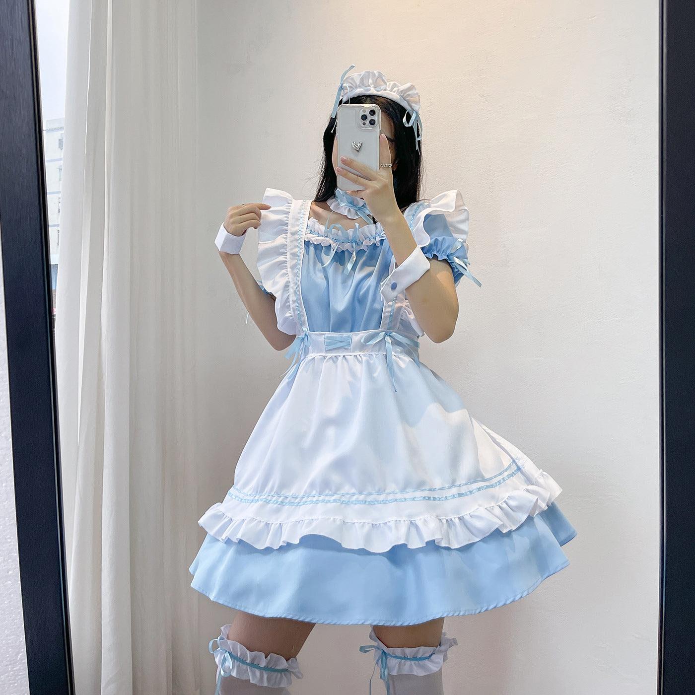 Miracle Nikki French Maid Outfit Suit Dress Anime Game Lolita Fancy Dress Cosplay Costume