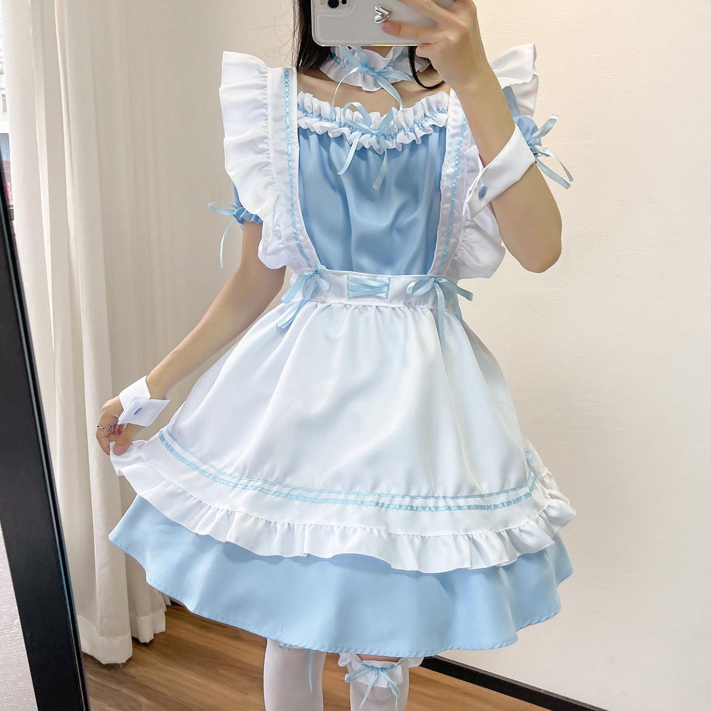 Miracle Nikki French Maid Outfit Suit Dress Anime Game Lolita Fancy Dress Cosplay Costume