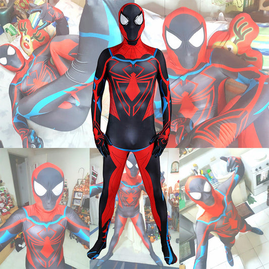 unlimited spider man jumpsuits cosplay costume kids adult halloween bodysuit