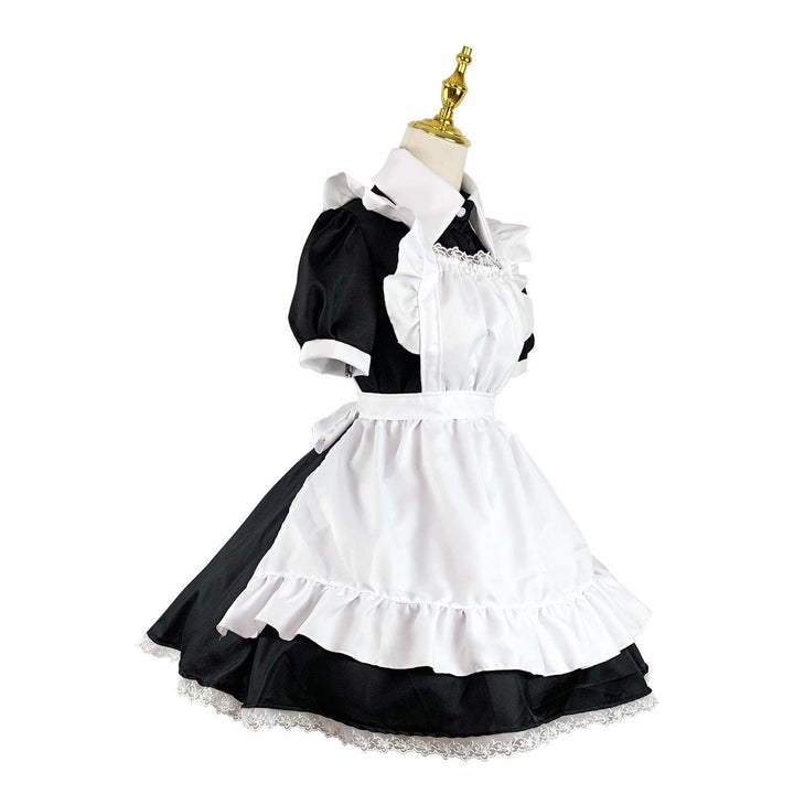 Coffee Waitress Large Size Maid Outfit Lolita Dress for Woman Man Fancy Cosplay Costume
