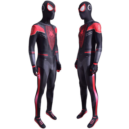 ps5 miles morales spider man jumpsuits cosplay costume kids adult halloween bodysuit 1