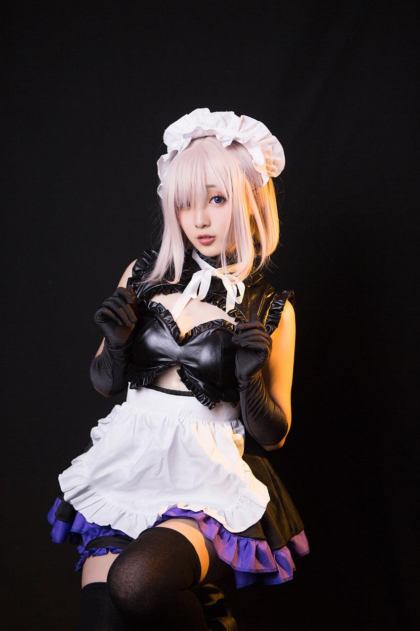 FGO/Fate Grand Order Mash Kyrielight Maid Outfit Anime Game Comic-Con Cosplay Costume