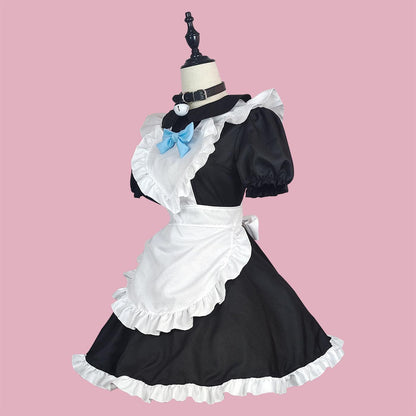 Classic Black White Akihabara Maid Outfit Lolita Dress Anime Game Fancy Cosplay Costume