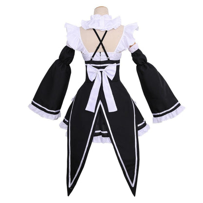 Starting Life in Another World Ram Rem Anime Maid Outfit Dress Japanese Cosplay Costume