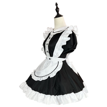 Restaurant Uniform Anime Maid Outfit Lolita Dress Crossdresser CD Fancy Cosplay Costume