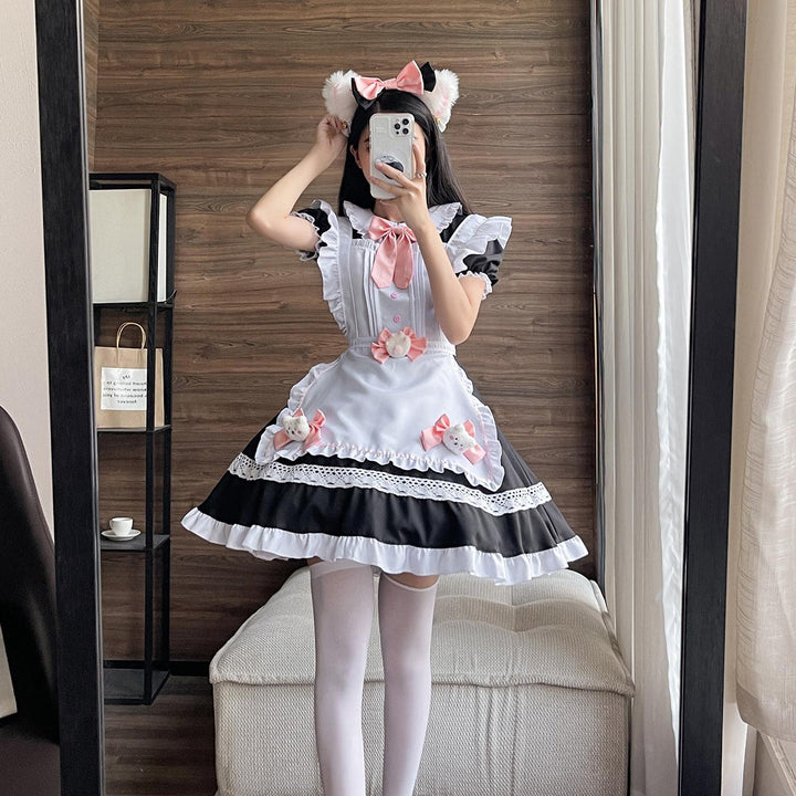 Cat Doll Large Size Maid Outfit Lolita Dress Anime Game Crossdresser Fancy Cosplay Costume