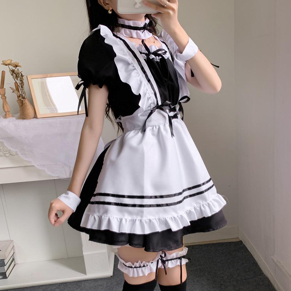 Miracle Nikki French Maid Outfit Suit Dress Anime Game Lolita Fancy Dress Cosplay Costume