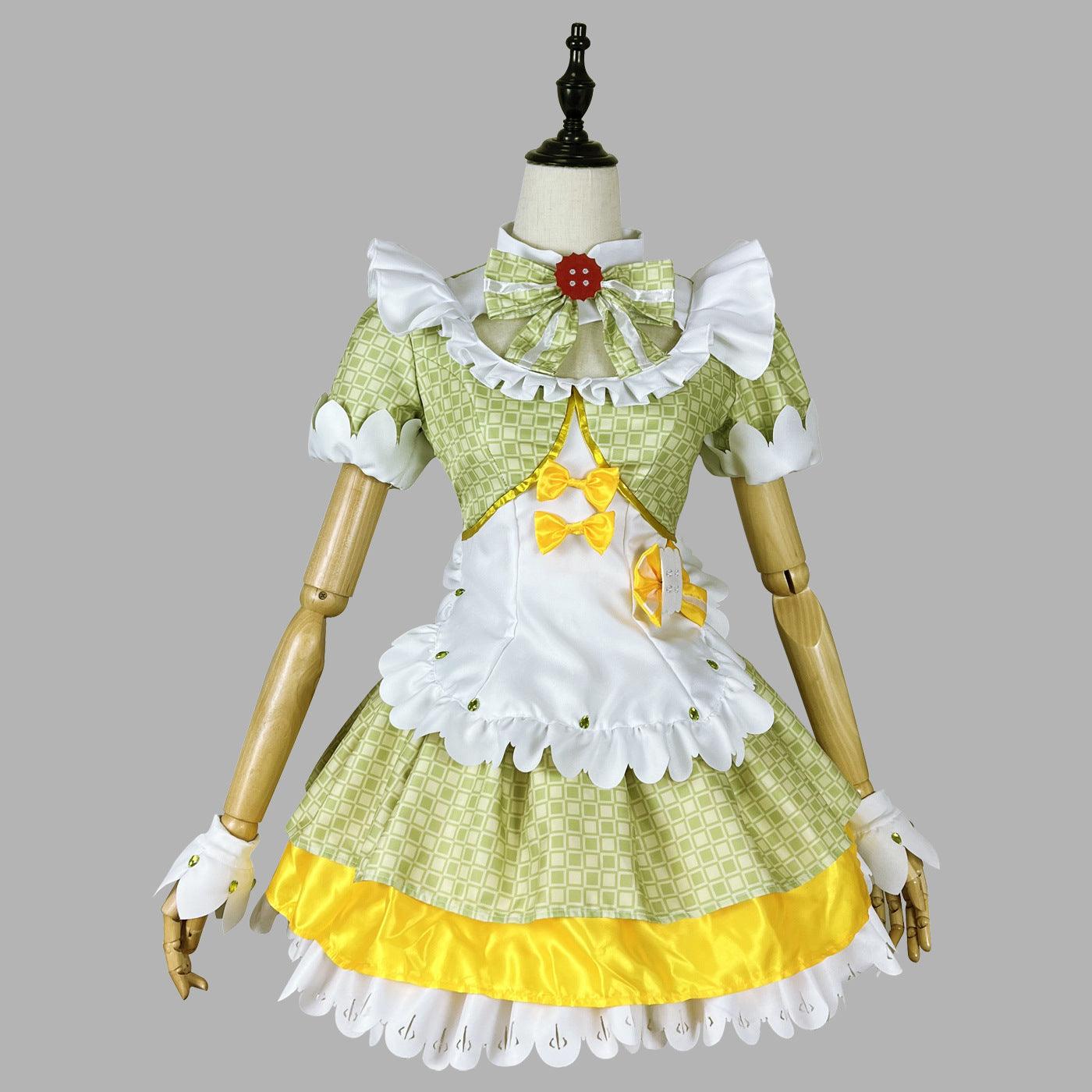 Honor of Kings Daji Green Maid Outfit Lolita Dress Anime Game Skin Fancy Cosplay Costume
