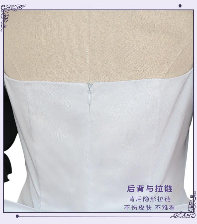 Miracle Nikki Black and White Maid Outfit Lolita Dress Fancy Anime Game Cosplay Costume