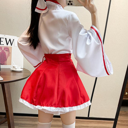 Inu Boku Secret Service Shirakiin Ririchiyo Kimono Maid Outfit Anime Cosplay Costume