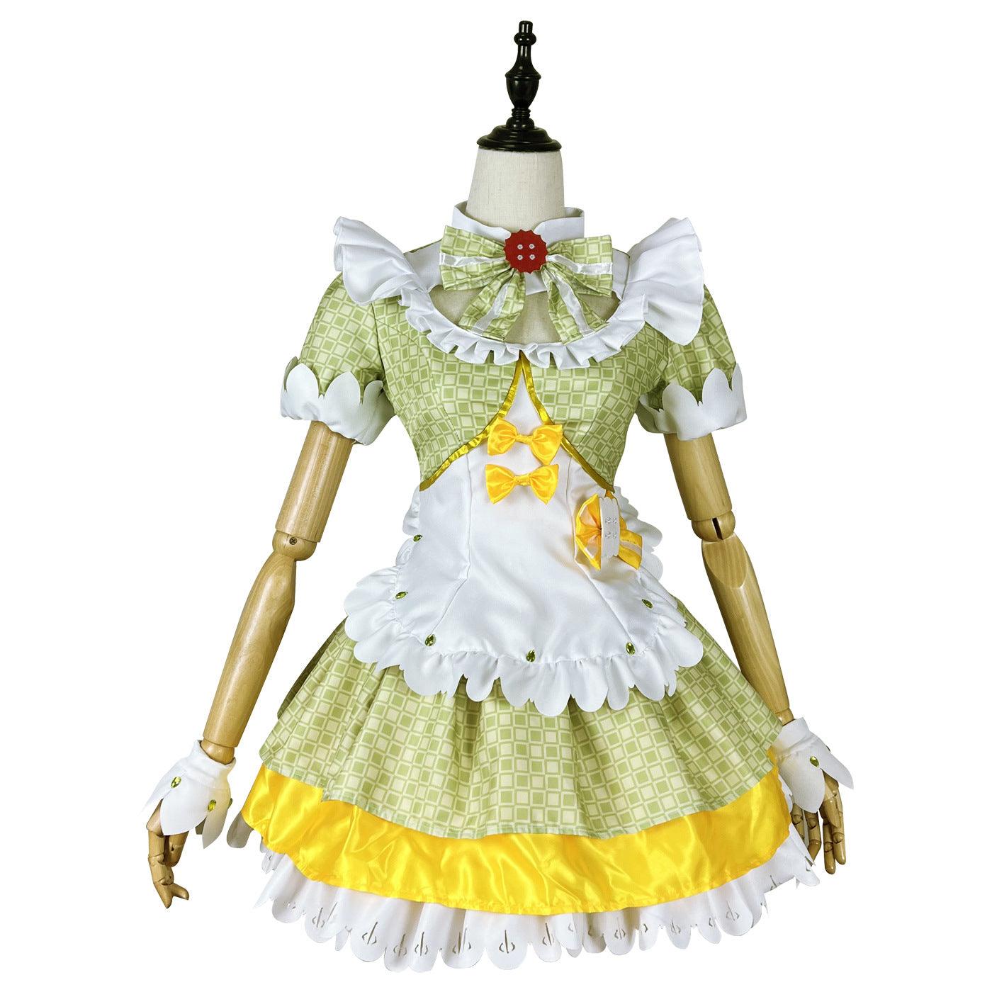 Honor of Kings Daji Green Maid Outfit Lolita Dress Anime Game Skin Fancy Cosplay Costume