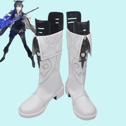 Arknights Texas the Omertosa Game Cosplay Boots Shoes for Carnival Anime Party #style_low-heel