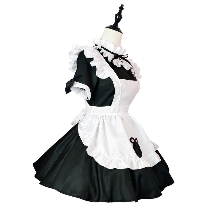 Cute Bear Waitress Maid Outfit Large Size Lolita Dress Anime Game Fancy Cosplay Costume