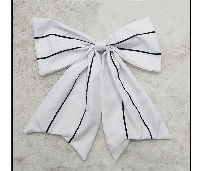 Black White Little Devil Daily Chef Girl Maid Outfit Lolita Dress Fancy Cosplay Costume