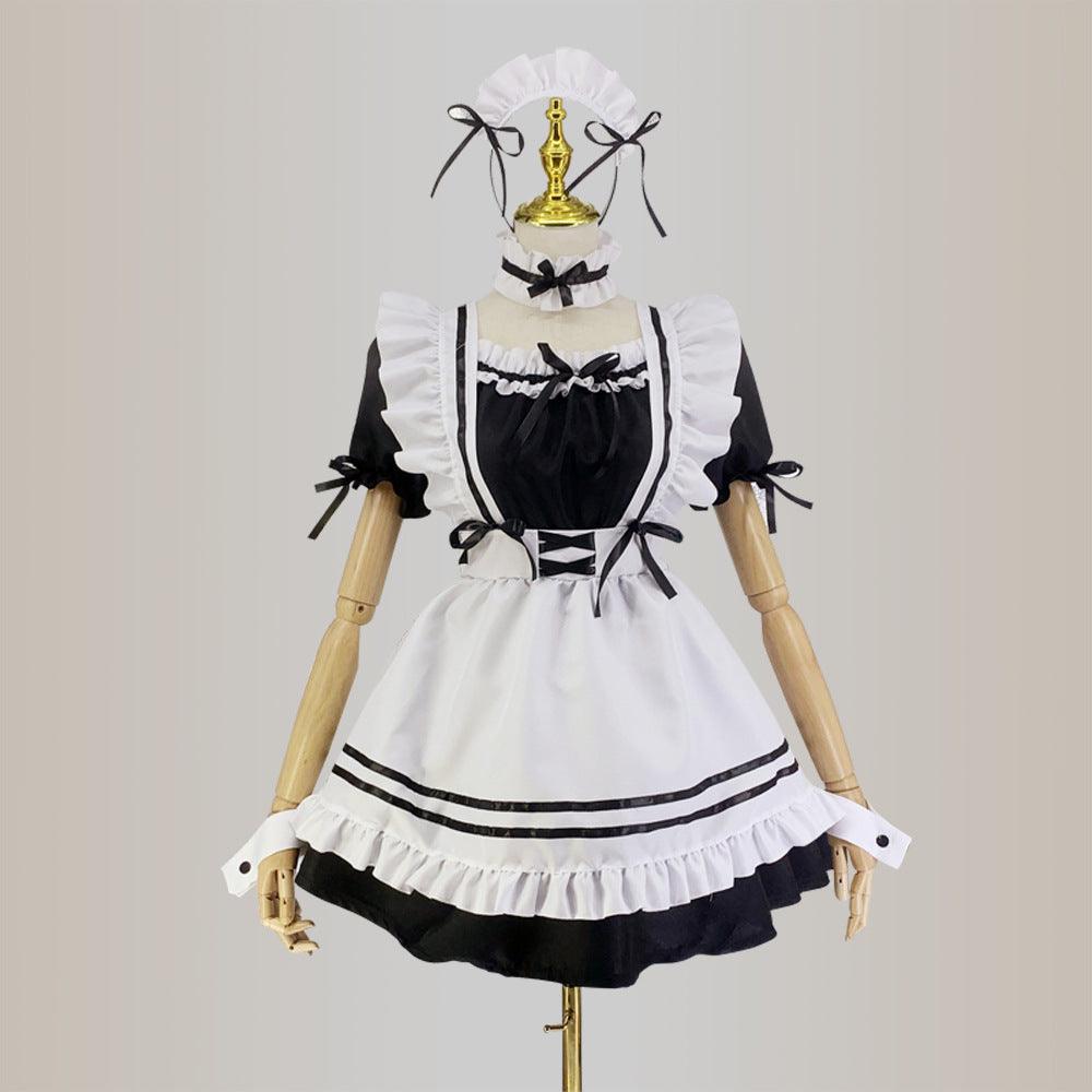 Miracle Nikki French Maid Outfit Suit Dress Anime Game Lolita Fancy Dress Cosplay Costume