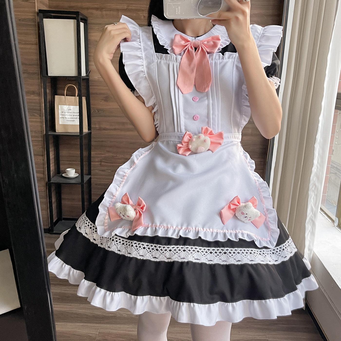 Cat Doll Large Size Maid Outfit Lolita Dress Anime Game Crossdresser Fancy Cosplay Costume