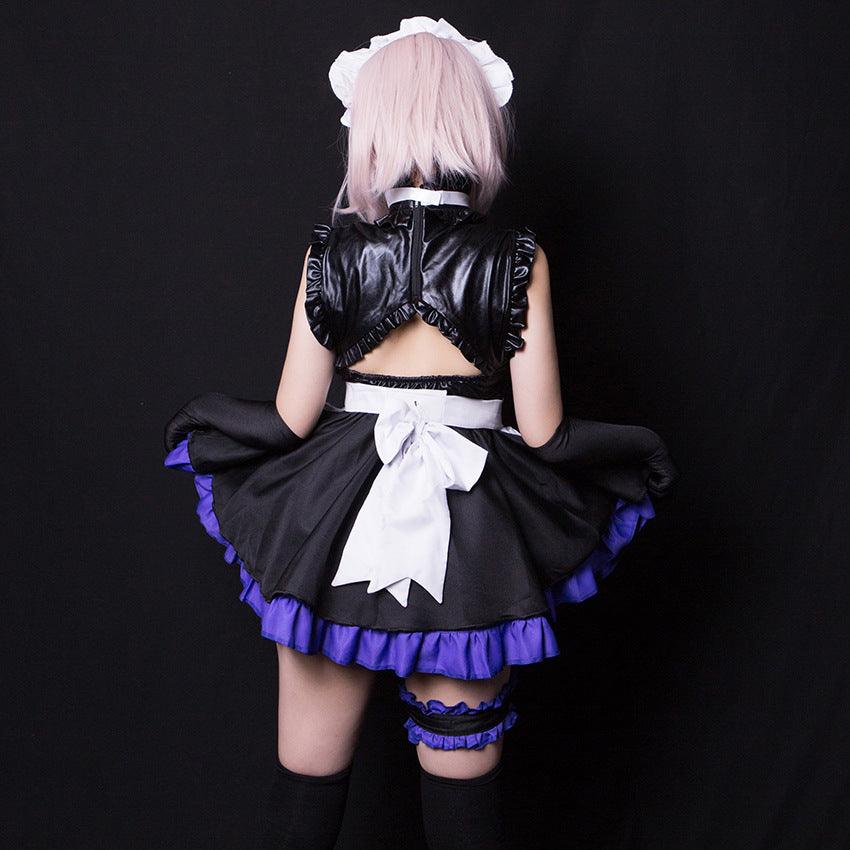 FGO/Fate Grand Order Mash Kyrielight Maid Outfit Anime Game Comic-Con Cosplay Costume