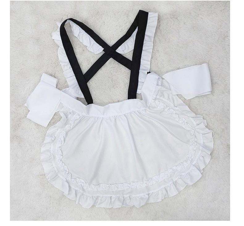 Original Black Cute Cat Maid Outfit Lolita Dress Daily Fancy College Dress Cosplay Costume
