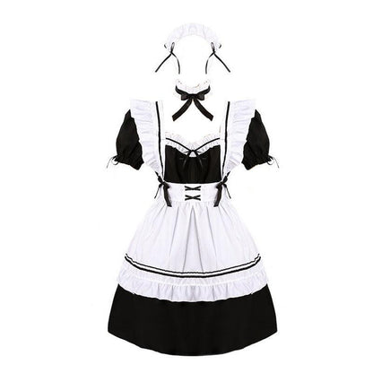 Miracle Nikki Pink Maid Outfit Lolita Dress Fancy Cross Dress CD Anime Cosplay Costume