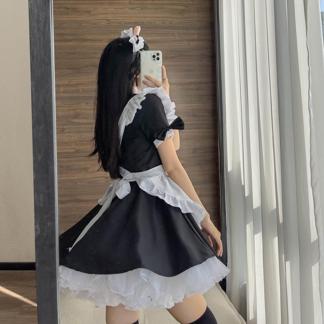 Cute Bear Waitress Maid Outfit Large Size Lolita Dress Anime Game Fancy Cosplay Costume