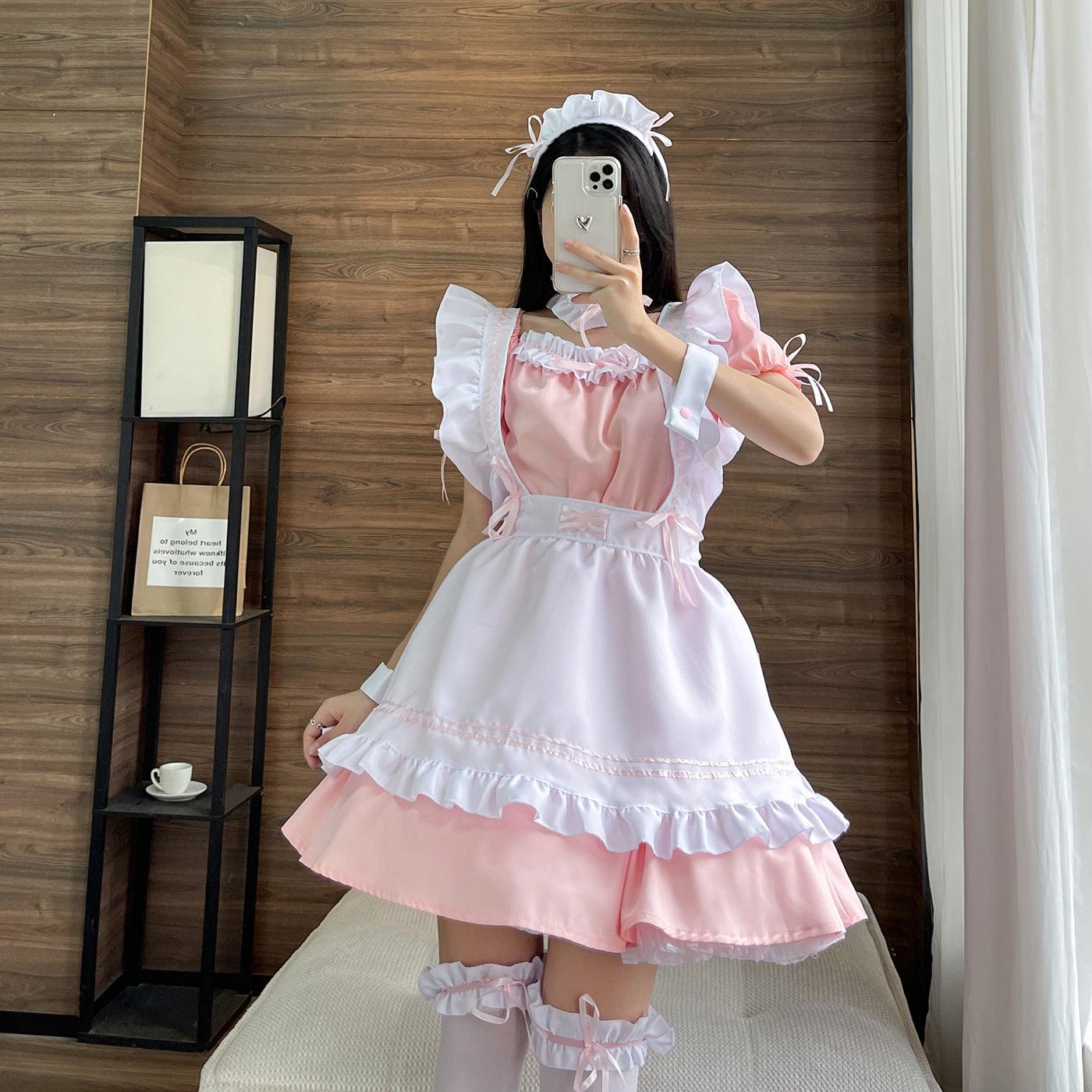 Miracle Nikki French Maid Outfit Suit Dress Anime Game Lolita Fancy Dress Cosplay Costume