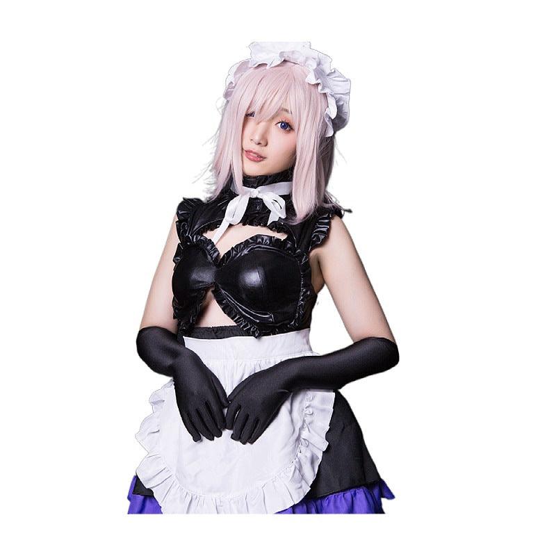 FGO/Fate Grand Order Mash Kyrielight Maid Outfit Anime Game Comic-Con Cosplay Costume