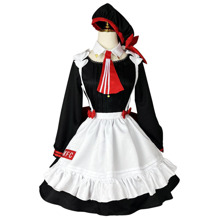 Genshin Impact Noelle Restaurant Uniform Maid Outfit Dress Anime Game Cosplay Costume