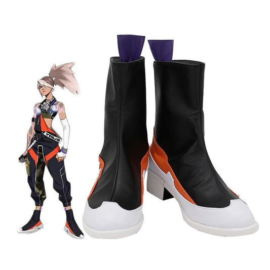 lol true damage akali cosplay boots customized leather shoes for boys and girls