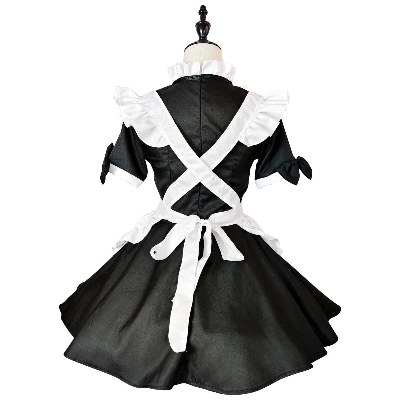 Cute Bear Waitress Maid Outfit Large Size Lolita Dress Anime Game Fancy Cosplay Costume