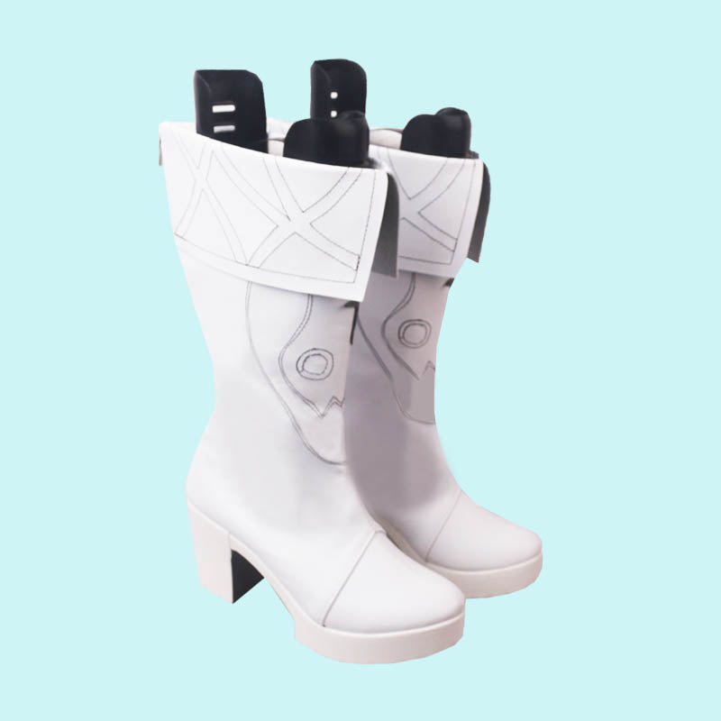 Arknights Texas the Omertosa Game Cosplay Boots Shoes for Carnival Anime Party #style_high-heel