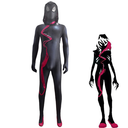 venom symbiote gwenom jumpsuits cosplay costume kids adult halloween bodysuit