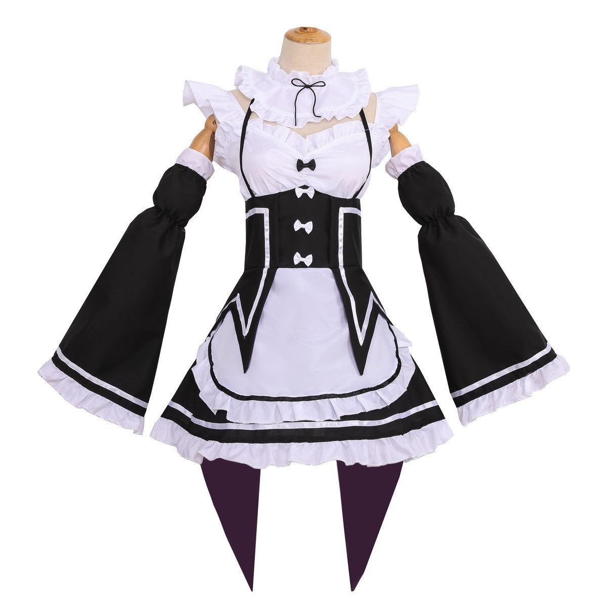 Starting Life in Another World Ram Rem Anime Maid Outfit Dress Japanese Cosplay Costume