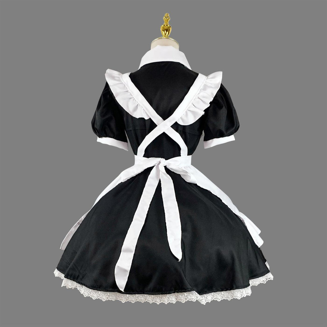 Coffee Waitress Large Size Maid Outfit Lolita Dress for Woman Man Fancy Cosplay Costume