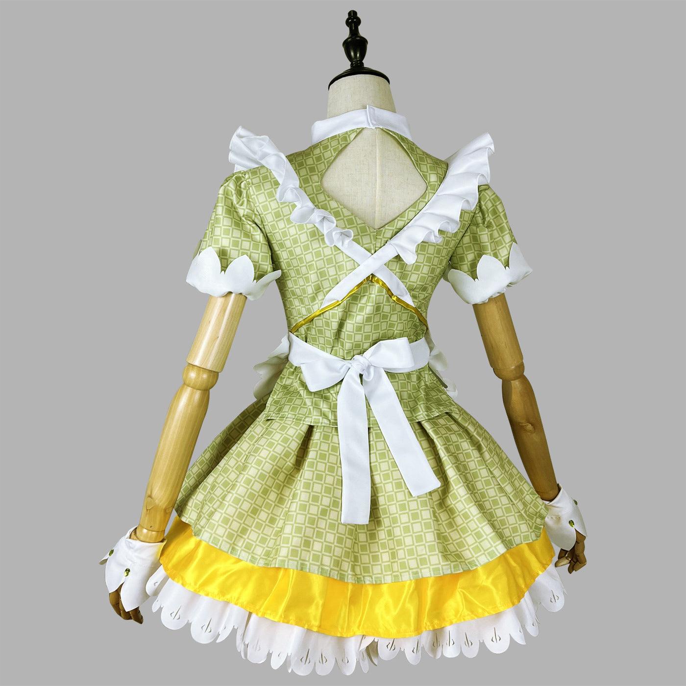 Honor of Kings Daji Green Maid Outfit Lolita Dress Anime Game Skin Fancy Cosplay Costume